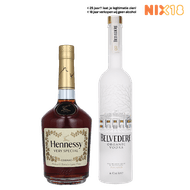 Hennessy Cognac Vs of Belvedere Vodka