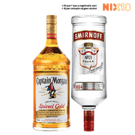 Smirnoff Vodka of Captain Morgan Spiced Rum