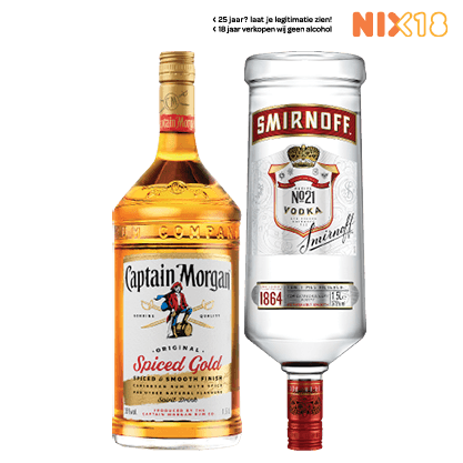 Smirnoff Vodka of Captain Morgan Spiced Rum