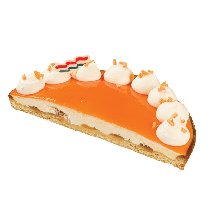 Sinaasappel Bavaroise Vlaai