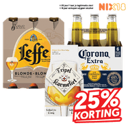 Leffe, Hertog Jan, Corona of Tripel Karmeliet Speciaalbier