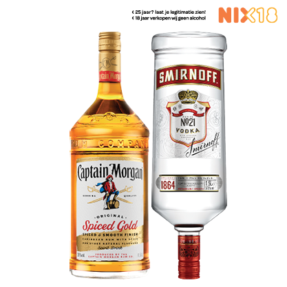 Smirnoff Vodka of Captain Morgan Spiced Rum