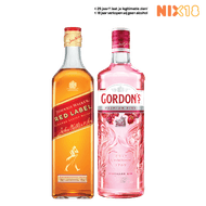 Johnnie Walker Red Label Whisky of Gordon's Pink Gin