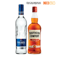 Finlandia Vodka of Southern Comfort Likeur