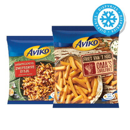 Aviko Friet Van 't Huis, Schotels of Zoete Aardappel