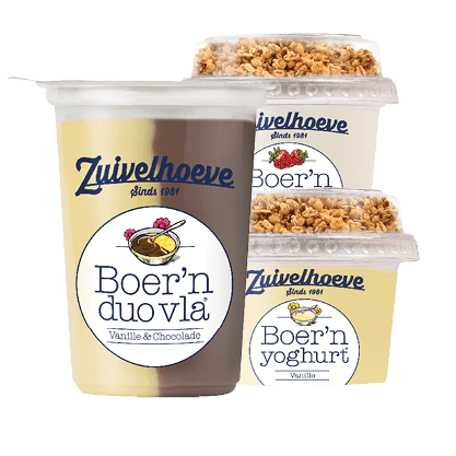 Zuivelhoeve Boer'n Vla of Yoghurt Met Muesli