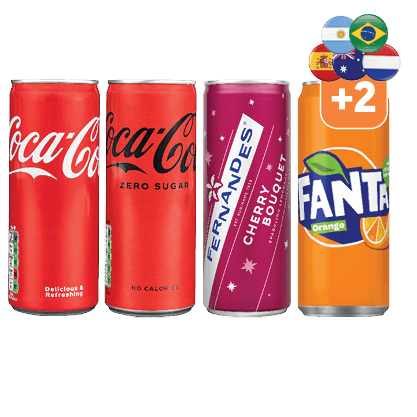 Coca-cola, Fernandes, Sprite, Hawai of Fanta