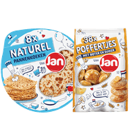 Jan Pannenkoeken, Poffertjes of Pancakes