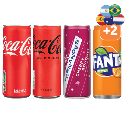 Coca-cola, Fernandes, Sprite, Hawai of Fanta