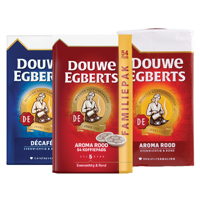 Douwe Egberts Snelfilter of Pads