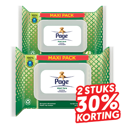 Page Vochtig Toiletpapier