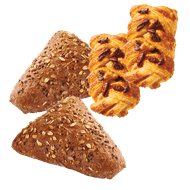 Waldkorn Triangel of Maple Pecanbroodje