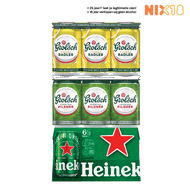 Heineken of Grolsch Pilsener of Radler