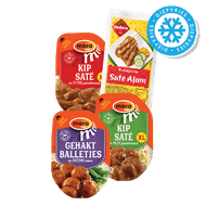 Mora of Hebro Saté of Mora Gehaktballetjes