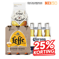 Leffe, Hertog Jan, Corona of Tripel Karmeliet Speciaalbier