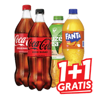 Coca-cola, Fanta, Sprite of Fuze Tea