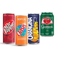 Dr. Pepper, Oasis, Orangina, Schweppes of Guarana