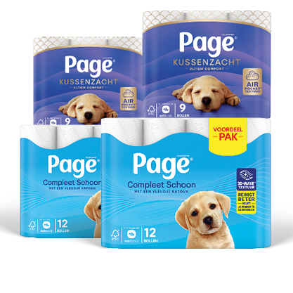 Page Compleet Schoon of Kussenzacht