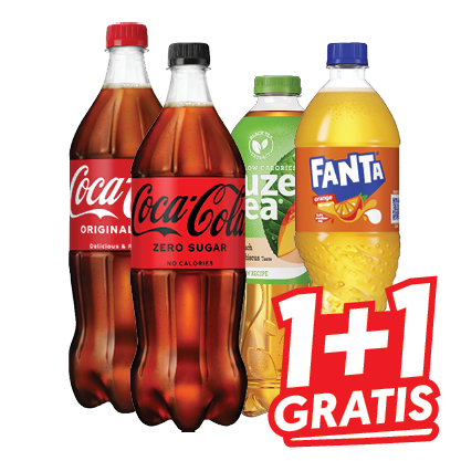 Coca-cola, Fanta, Sprite of Fuze Tea