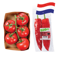 Hollandse Bio+ Trostomaten of Zoetpuntpaprika