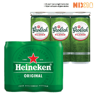 Heineken of Grolsch Pilsener