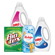 Omo, Biotex of Robijn Wasverzachter of Wasparfum