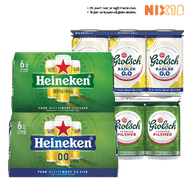 Heineken of Grolsch Pilsener, Radler of 0.0%