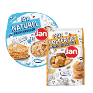 Jan Pannenkoeken, Poffertjes of Pancakes