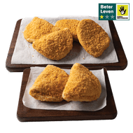 Kipschnitzels, Kipsatéschnitzels of Kip Cordon Bleu's