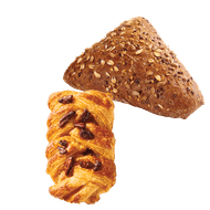 Waldkorn Triangel of Maple Pecanbroodje
