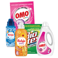 Omo, Biotex of Robijn Wasverzachter of Wasparfum