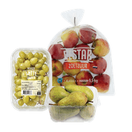 Pitloze Witte Druiven, Conference Peren of Elstar Appelen