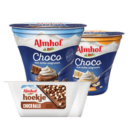 Almhof Dessert of Danone Yoghurt