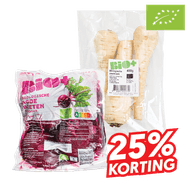 Bio+ Pastinaak of Rode Bieten