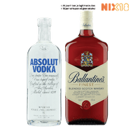 Absolut Vodka of Ballantine's Whisky