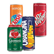 Dr. Pepper, Oasis, Orangina, Schweppes of Guarana