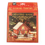 Diamond Painting Kersthuis