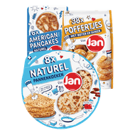 Jan Pannenkoeken, Poffertjes of Pancakes