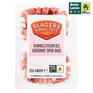Slagerskwaliteit Dobbelsteentjes Gerookt