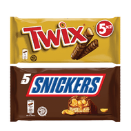 Mars, Snickers, Bounty of Twix