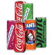 Coca-cola, Fernandes, Fuze, Sprite, Hawai of Fanta