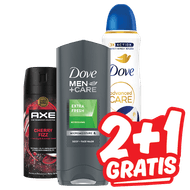 Axe of Dove Deodorant of Douchegel