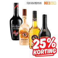 Licor 43, Tia Maria, Grand Marnier of Baileys