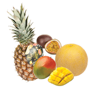 Honeyglow Ananas, Galia Meloen, Eetrijpe Mango of Passie Fruit