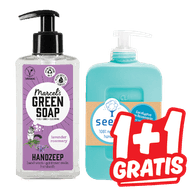Seepje of Marcel's Green Soap Handzeep, Shampoo, Douche of Deodorant