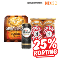 Grolsch, Grimbergen of Jopen Speciaalbier