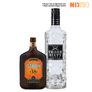 Stroh Rum of Three Sixty Vodka