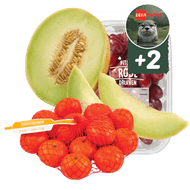 Grote Galia Meloen, Pitloze Rode Druiven of Mandarijnen