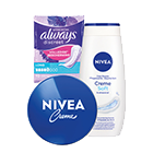 Dameshygiëne afdeling