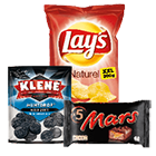 Snacks & snoep afdeling